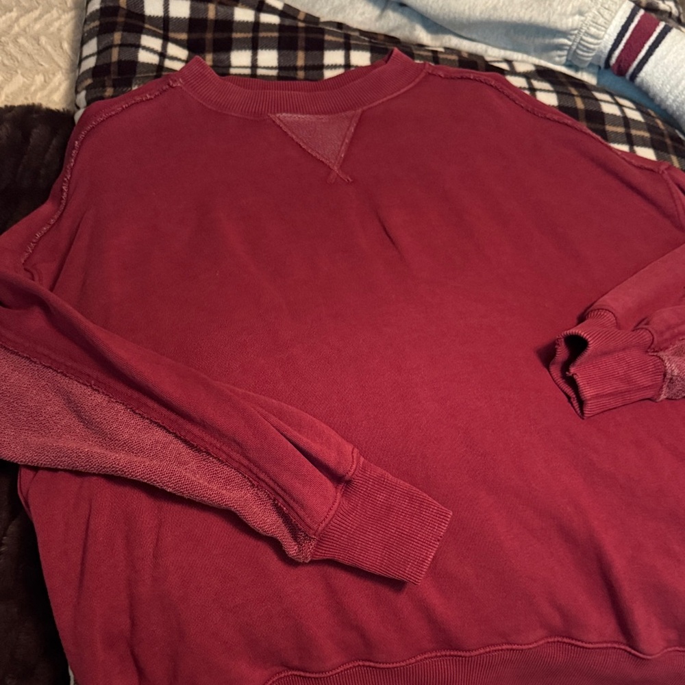 AERIE Burgundy Sweater
